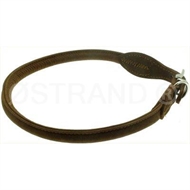 Halsb�nd Nubukl�der rundsyet 60 cm Brun
